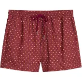 Marc o'polo Zwemshorts ' Woven ' geel / pink / donkerrood