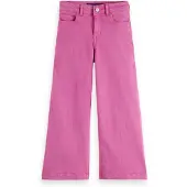 Scotch & Soda Girl The Wave Wide Leg Jeans Garment Dyed Colours Fuchsia Re Maat: 10 | Spijkerbroeken Outlet | Unisex | Roze