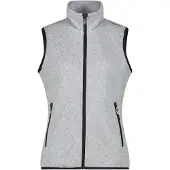 CMP - Women's Vest Jacquard Knitted - Fleecebodywarmer 46, grijs