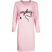 Temptation Dames Bigshirt nachthemd Pink Lady TPNGD2902B - Maten: L