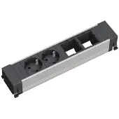 Bachmann CONFERENCE TOP FRAME Medium inzetstuk 2x geaard stopcontact 2x ABD