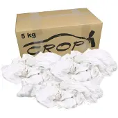 CROP Poetsdoeken Wit - 5kg doos