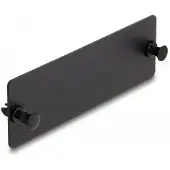 DeLOCK Fiber Optic Blind Panel black