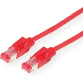 Secomp DÄTWYLER S/FTP Patchkabel Cat.6 (Class E), CU 7702 flex LS0H, Hirose TM21, rood, 20 m