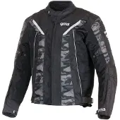 GMS Meshblouson Ventura, motorfietstextiljas, zwart/camouflage, maat 3XL