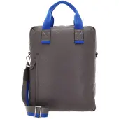 Leonhard heyden Leren schoudertas met laptopvak Tokio Tote Bag 8205 Grau grijs