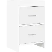 vidaXL Nachttafels Wit 40 x 30 x 60 cm Bewerkt hout