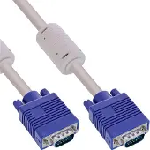 Manhattan S-VGA kabel, 15-pins HD male / male, grijs, 15m