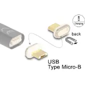 DeLOCK Magnetic Adapter USB Type Micro-B male