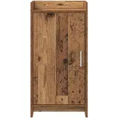 vidaXL Dressoir Oud hout 40 x 36 x 80 cm Bewerkt hout