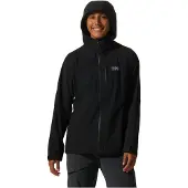 Mountain Hardwear New Stretch Ozonic Waterproof Jacket Black Women || Maat: S