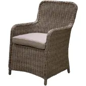 Svea - Nikolai tuinstoel - rattan - bruin