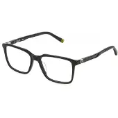 FILA Bril - - VFID09 - Zwart (Glanzend zwart) - Acetaat - 55/17/145