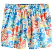 Next Zwemshorts blauw / geel / oranje / offwhite