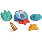 Hape Spaceship Sand Game 29x29x12 Cm Veelkleurig Kinderen
