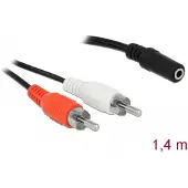 DeLOCK 2 x Cinch - 3,5 mm Klinke
