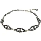 Zeeuws Meisje - Elegante armband fijne zeeuwse ruitjes zwaar verzilverd
