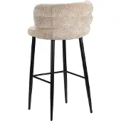 Pole to Pole Barkruk Cloud hoog | chenille beige 56x104x54 cm eetkamerstoelen | NADUVI