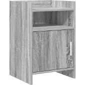 vidaXL Nachttafels Grijs Sonoma 40 x 36 x 60 cm Bewerkt hout