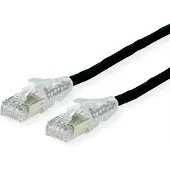 Secomp 21.05.0535 RJ45 Netwerkkabel, patchkabel CAT 6A S/FTP 3.00 m Zwart Afgeschermd (dubbel), Halogeenvrij, Vlambestendig 1 stuk(s)