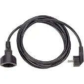 Bachmann geaarde verlengkabel, 230VAC, zwart, 3 m