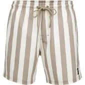 Brunotti Zwembroek Men Cester-Big Stripe Chinchilla-S