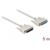 DeLOCK Serial Cable D-Sub 25 male to female 5 m