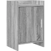 vidaXL Nachttafels Grijs Sonoma 40 x 30 x 60 cm Bewerkt hout