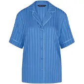 Triumph Slaapshirt ' Red Label Amourette Jacquard ' blauw