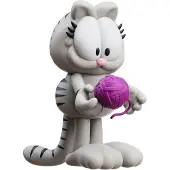 Boss Fight Studio Garfield Action Figure Nermal 10 cm Action Figuur
