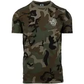 Fostex T-shirt Allied Star - Willys camouflage Woodland M