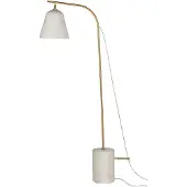 NORR11 Line One Vloerlamp Wit - Vloerlampen Messing White - W2LIN22009ALUMWHEU00000