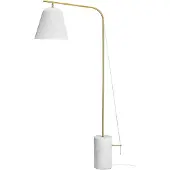 NORR11 Line Two Vloerlamp Wit - Vloerlampen Messing White - W2LIN22011ALUMWHEU00000