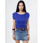 Busem Bootnek Geribde Blouse