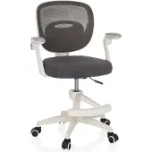 Hjh OFFICE Kinderbureaustoel / kinderstoel KIDDY SMART stof grijs