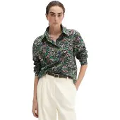 Marc O'Polo Blouse nude / marine / donkerbruin / groen