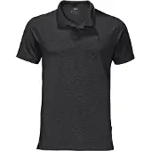 Jack Wolfskin Travel Polo Men Polo Black Men