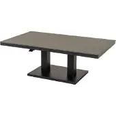 Lesli Living Geneva - Loungetafel - Verstelbaar 140x80 cm - Antraciet
