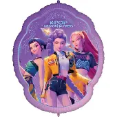 Decorata Party 1 Folieballon shaped Supersize 100x73cm-K-Pop Demon Hunters