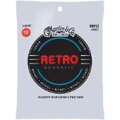 Martin Retro Akoestische MM12 Lichte Gitaren Snaren, Monel Nikkel