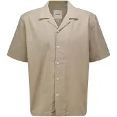 Only & Sons Onscolt reg ss 0570 resort shirt olijf