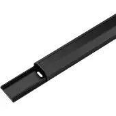 Pro Kabelgoot muur | | 110 x 3.3 cm (Aluminium, Zwart)