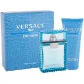 Versace Man Eau Fraiche cadeau set: 100ml eau de toilette + 100ml bad- en douchegel