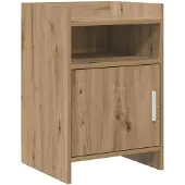 vidaXL Nachttafels Artisanaal eiken 40 x 36 x 60 cm Bewerkt hout