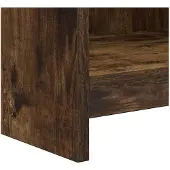 vidaXL Schoenenkast Gerookt eiken 48 x 36 x 92 cm Bewerkt hout