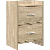 vidaXL Nachttafels Sonoma Eiken 40 x 30 x 60 cm Bewerkt hout