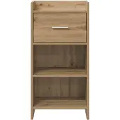 vidaXL Dressoir Artisanaal eiken 40 x 36 x 80 cm Bewerkt hout