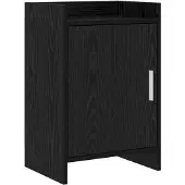 vidaXL Nachttafels Zwart eiken 40 x 30 x 60 cm Bewerkt hout