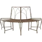 vidaXL Boom Bank 4-Aantal zitplaatsen 160 x 80 x 89 cm Staal