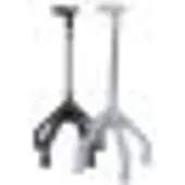 Rebotec Vierpoot Wandelstok Links Grijs